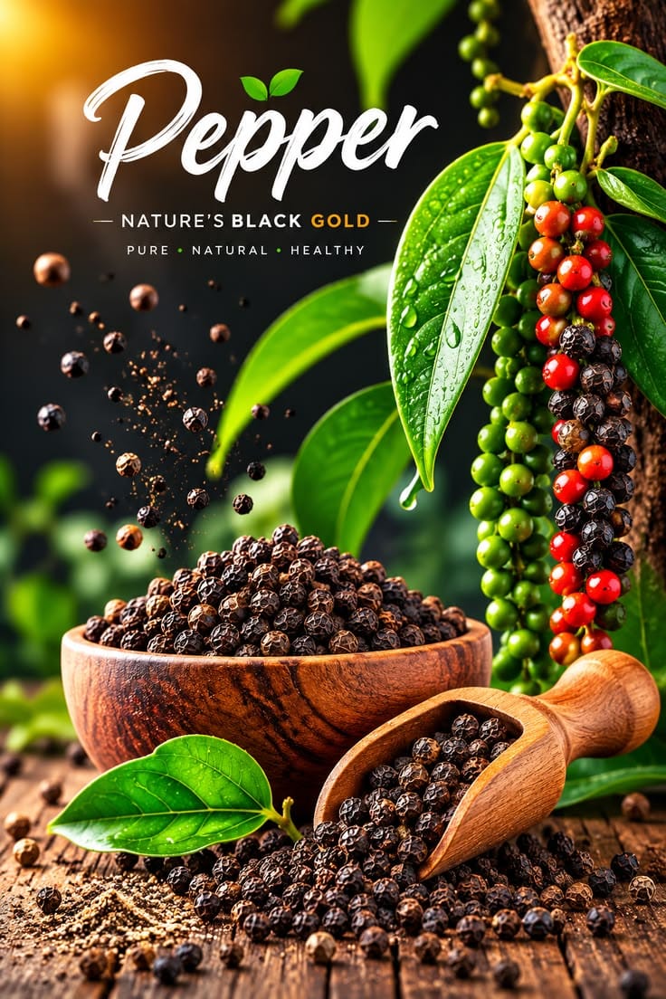 Wild Gold Black Pepper – Premium Quality, 100% Natural